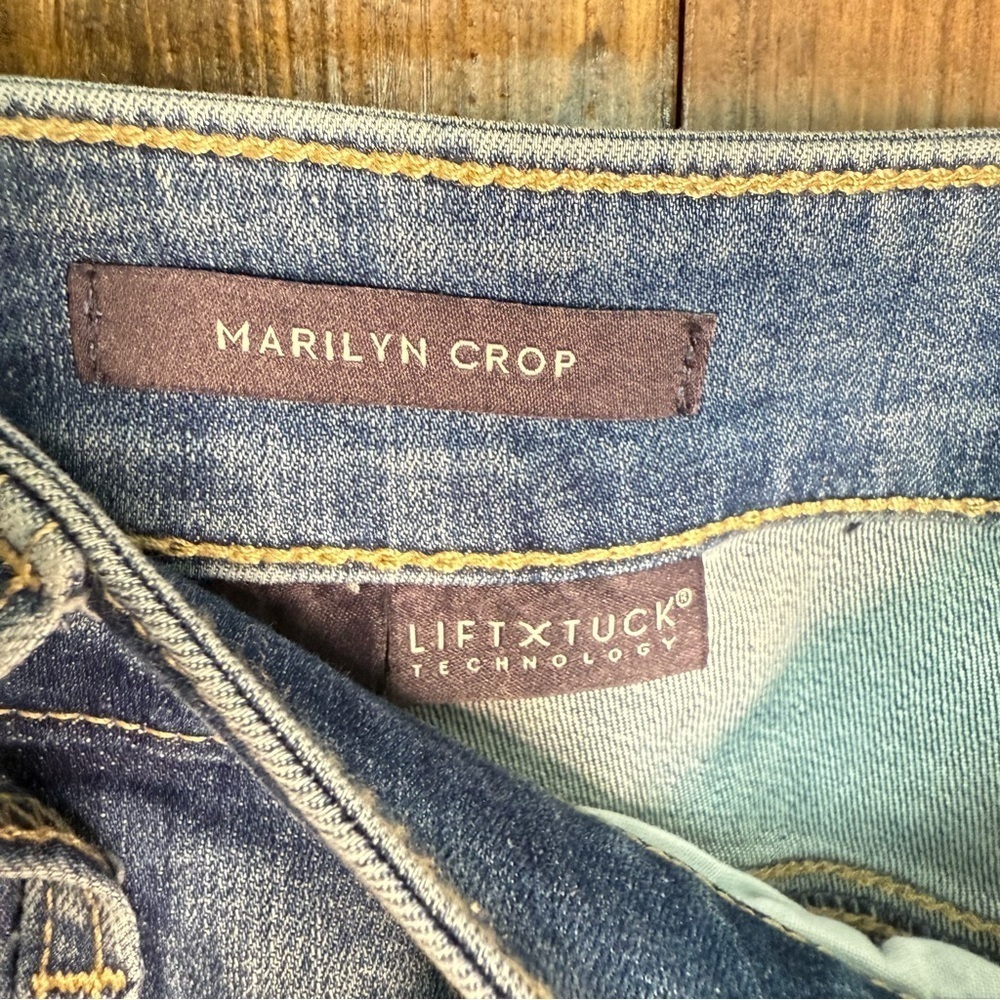 NEW NYDJ Marilyn Straight Crop Cuffed Jeans Plus Size 24W - Picture 6 of 9